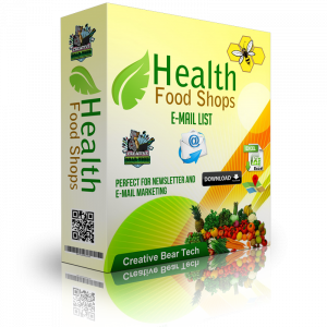 Health Food Shops Email List